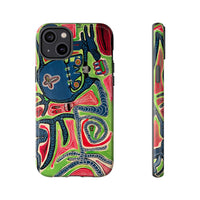 Abstract AFTERLIFE Phone Case — Bold Psychedelic Music Art