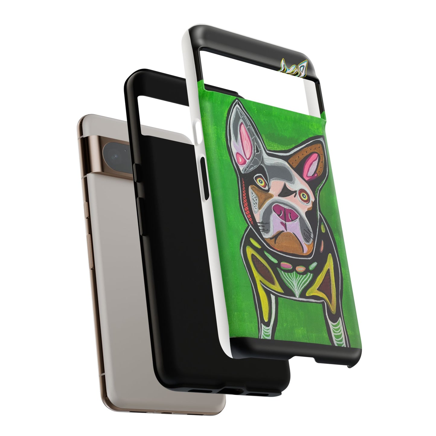 FRENCHIE  Art Phone Case – Colorful Pop Dog iPhone Cover
