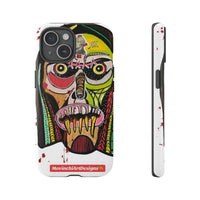KUNTA.  Abstract Tribal Skull Phone Case — Colorful Street Art Protective Cover