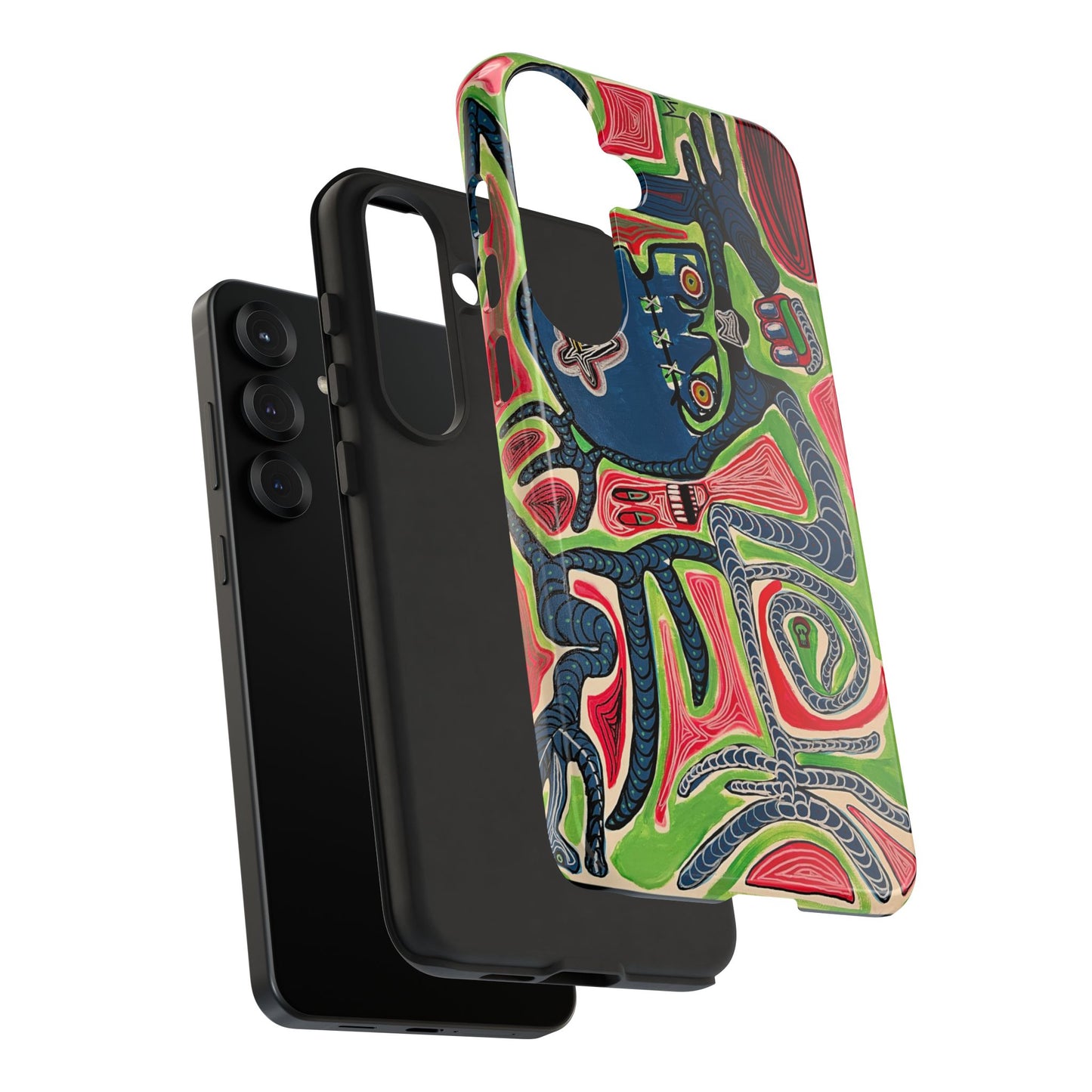 Abstract AFTERLIFE Phone Case — Bold Psychedelic Music Art