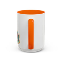 SAN JUAN.  Colorful Street Art Coffee Mug — Vibrant Alleyway & Playful Emblem Accent Mug
