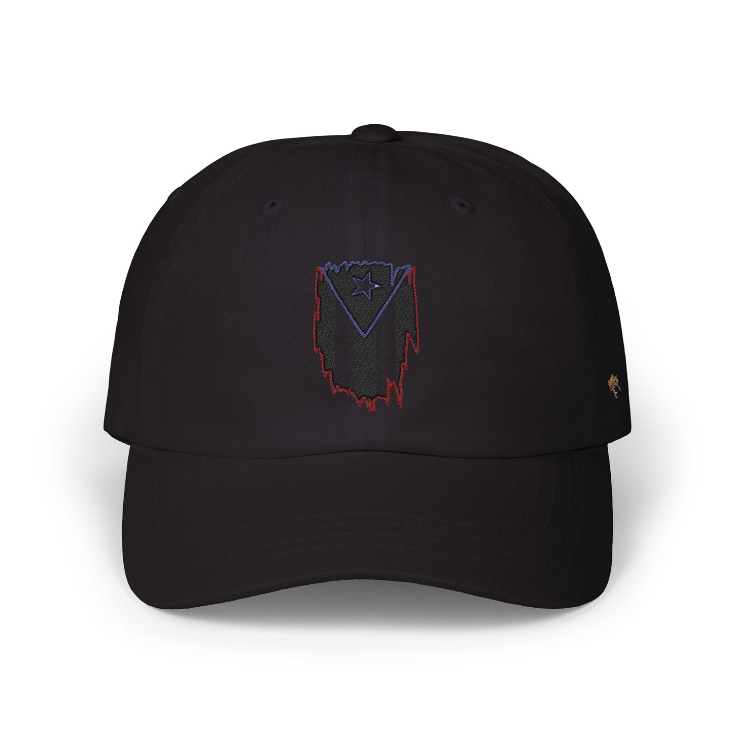 Dad Cap — Puerto Rico Flag Embroidered Distressed Logo