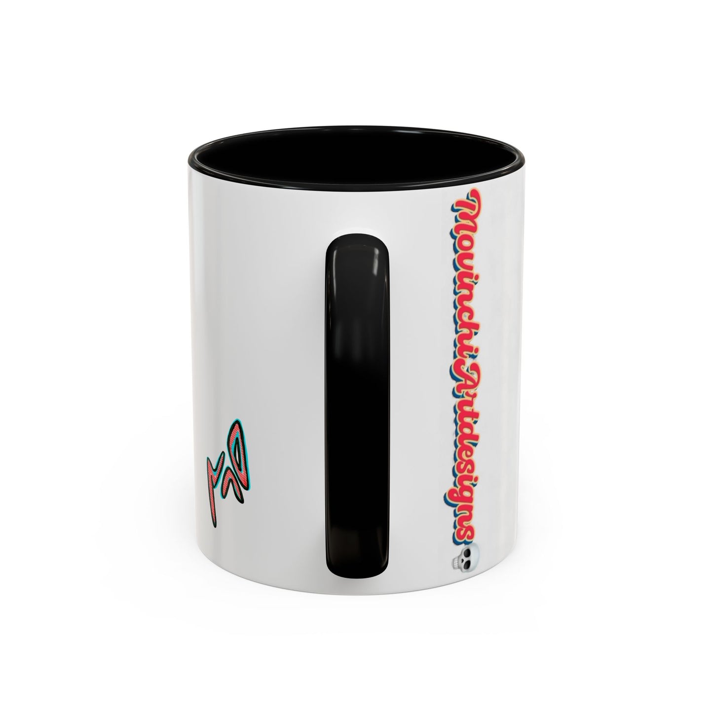 Edgy 3x  Horror Face Accent Coffee Mug (11/15oz) — 'ANAL 3X' Graphic