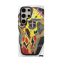 VINCENT.  Skull Riot Phone Case – Colorful Abstract Horror Art Protective Cover