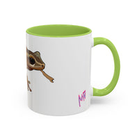 COQUI.  Frog Accent Coffee Mug — Cute Woodland Tree Frog Design (11/15 oz)