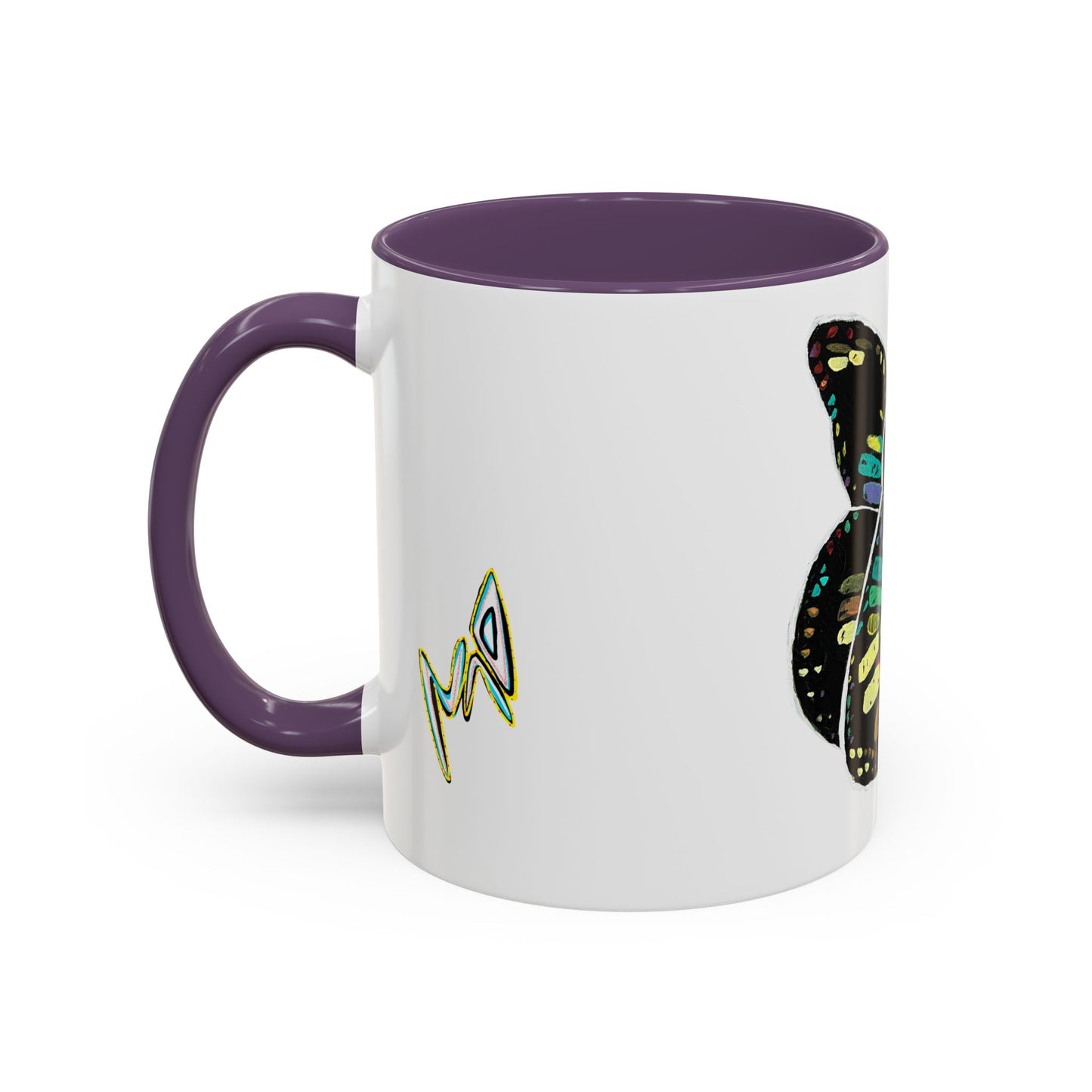 Colorful Butterfly Coffee Mug — Vibrant Monarch Art Accent Mug (11/15oz)
