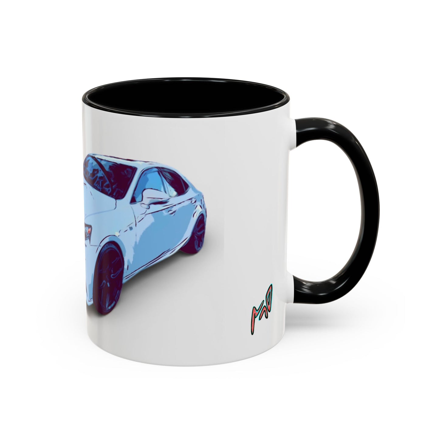 IS300 Car Lover Accent Coffee Mug – White Sports Sedan Design (11oz & 15oz)
