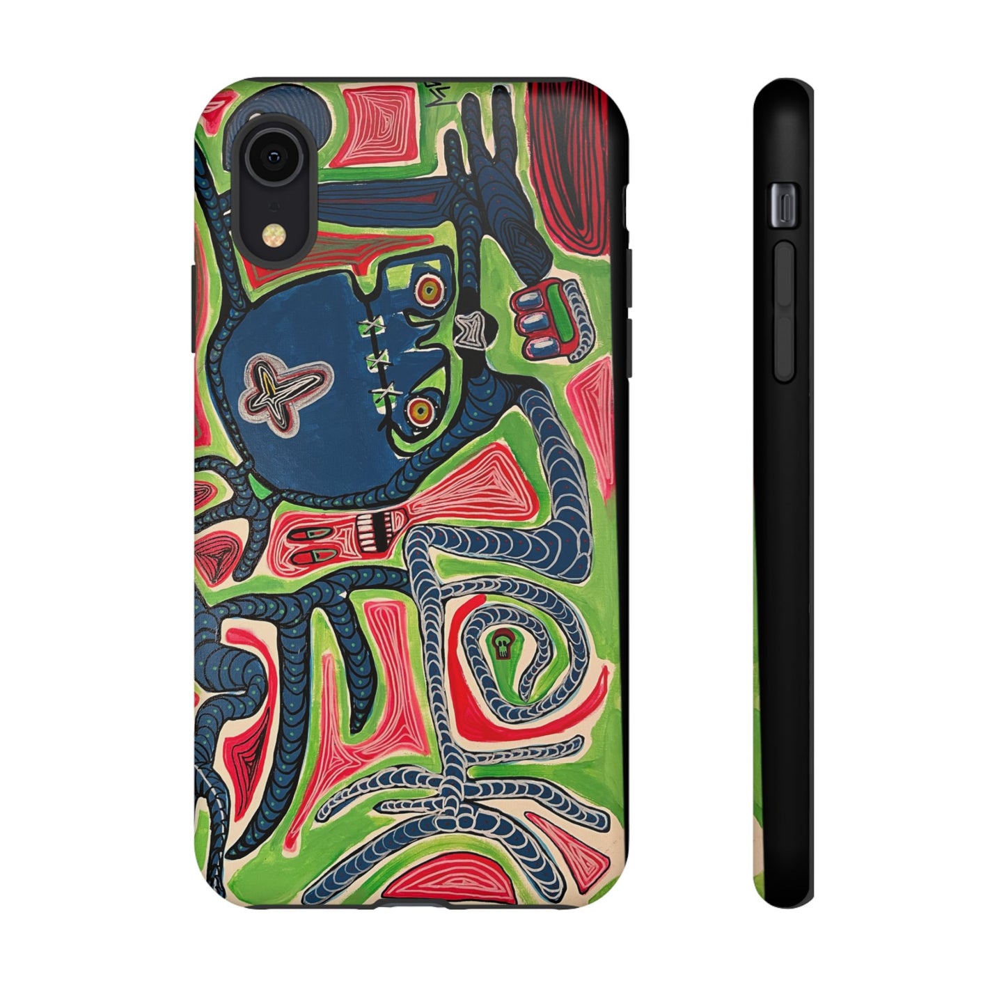 Abstract AFTERLIFE Phone Case — Bold Psychedelic Music Art