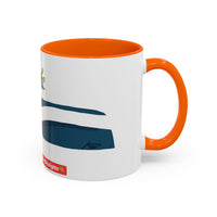 AERIAL.   Wave Accent Coffee Mug — Watersports Lover Gift