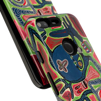 Abstract AFTERLIFE Phone Case — Bold Psychedelic Music Art