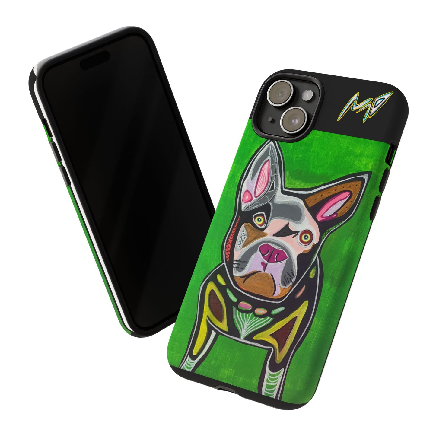 FRENCHIE  Art Phone Case – Colorful Pop Dog iPhone Cover