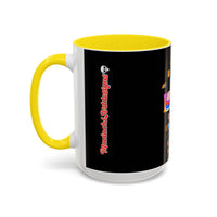 Coffee Mug — Colorful Abstract Cross Accent Ceramic Mug (11/15 oz)