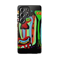 CRAZY.   Tribal Face Phone Case — Colorful Modern Art iPhone Cover