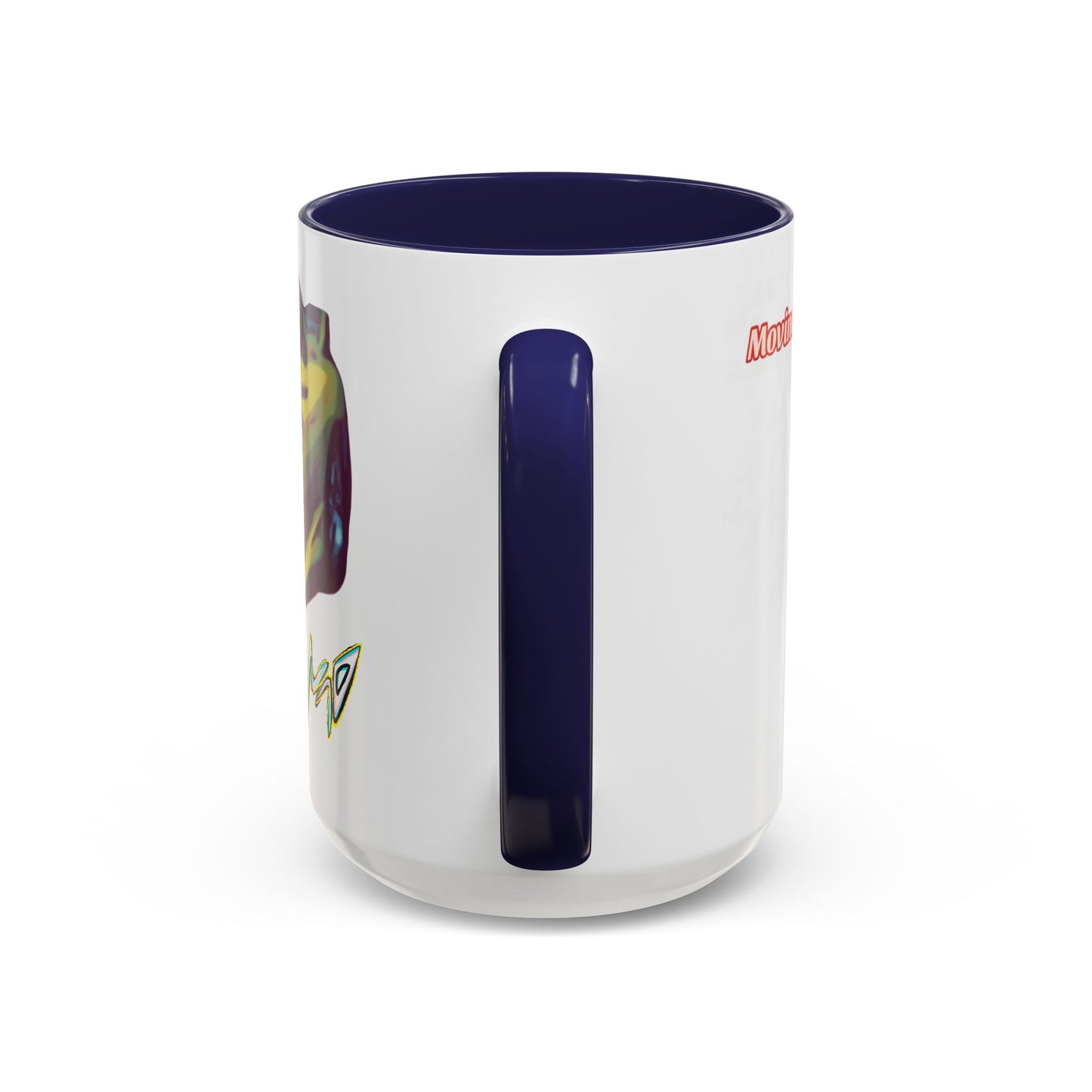 RX7  Coffee Mug — Yellow Sports Car Illustration Accent Mug