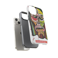 KUNTA.  Abstract Tribal Skull Phone Case — Colorful Street Art Protective Cover