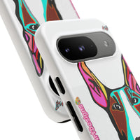 MR Bull Terrier Phone Case — Colorful Pop Art Tough Cases for Dog Lovers