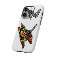 HUSKY  Colorful Abstract Dog Phone Case — 'MAD' Signature Protective Case