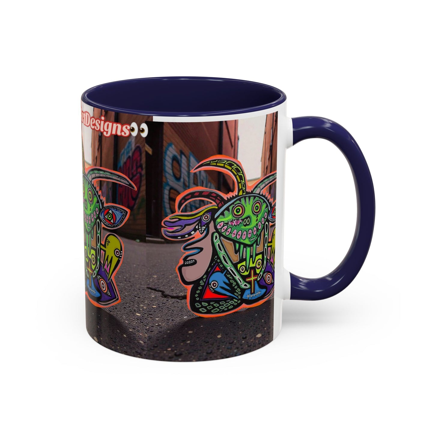 RYDER5.0  Street Art Mug — Colorful Graffiti Character Coffee Cup (11/15oz)