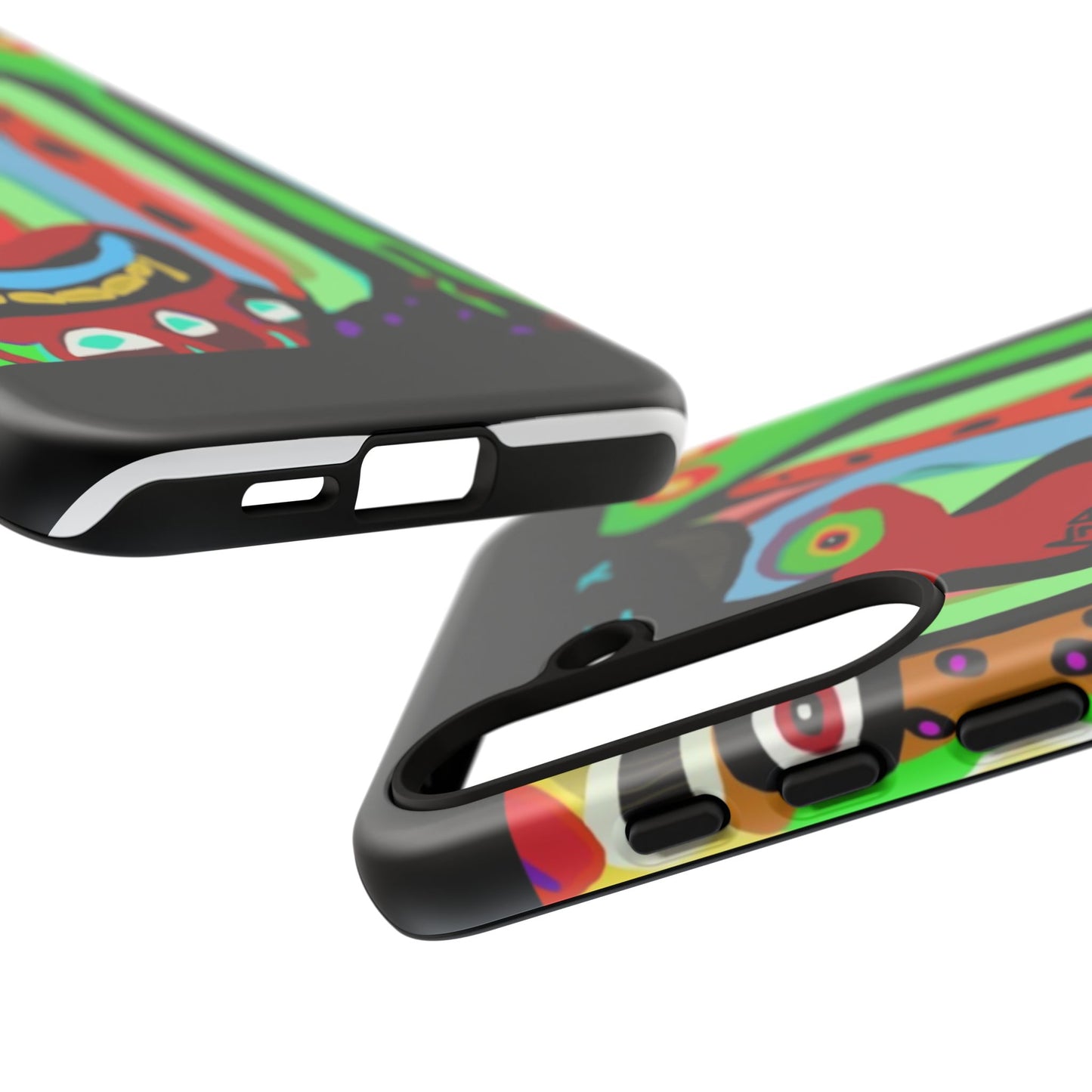 CRAZY.   Tribal Face Phone Case — Colorful Modern Art iPhone Cover