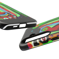 CRAZY.   Tribal Face Phone Case — Colorful Modern Art iPhone Cover