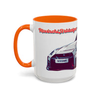 R35.  Sports Car Accent Mug — Nissan GT-R Inspired Coffee Cup (11/15oz)