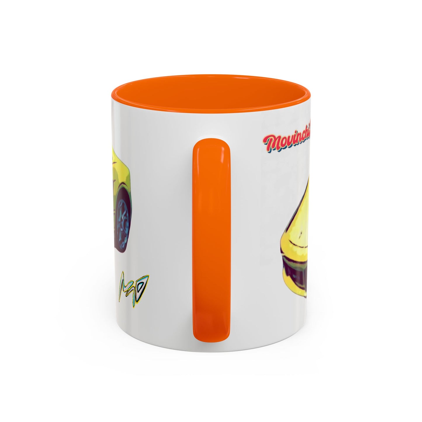 GALLARDO.  Sports Car Coffee Mug — Yellow Supercar Accent Mug (11/15oz)