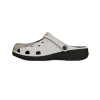 EVA Foam Clogs — KAREN.   Melted Face Graphic Slip-Ons