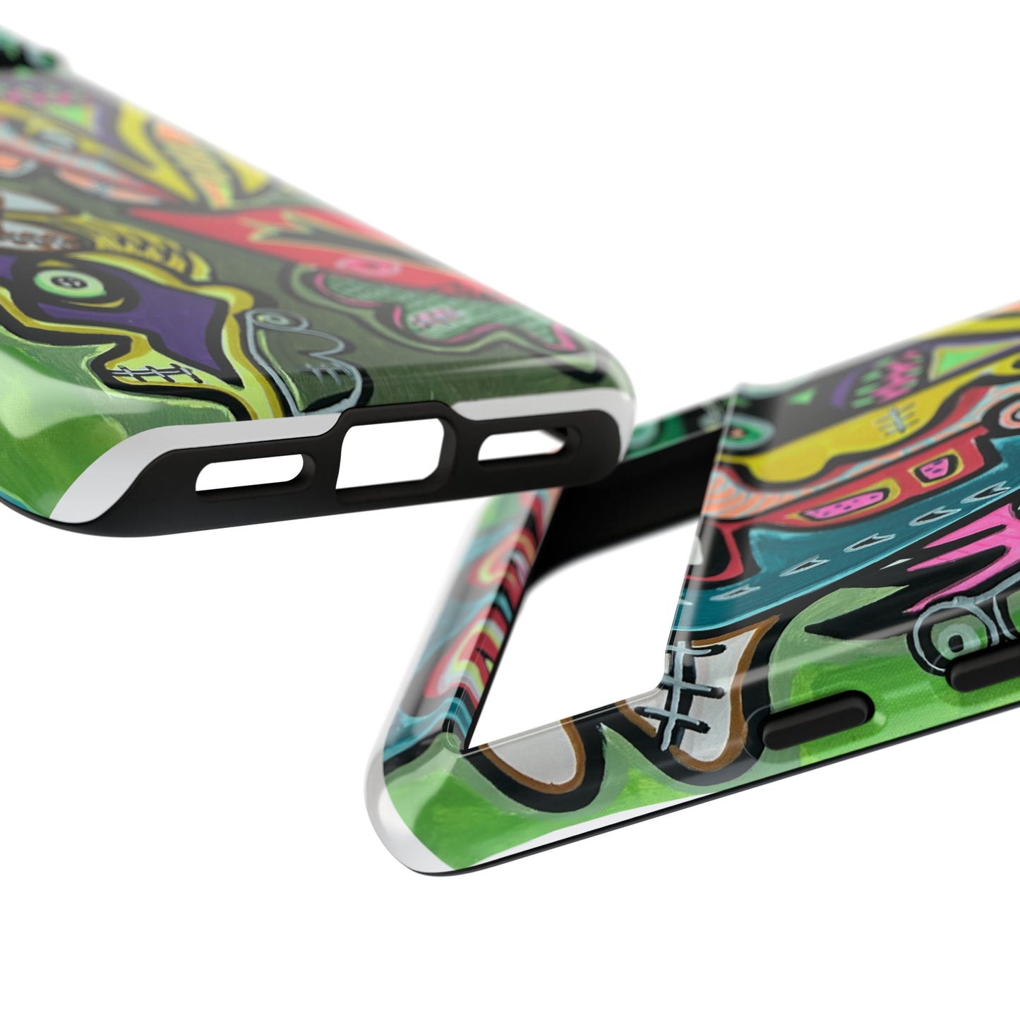 CONCERT  Abstract Graffiti Phone Case — Colorful Street Art Tough Cases