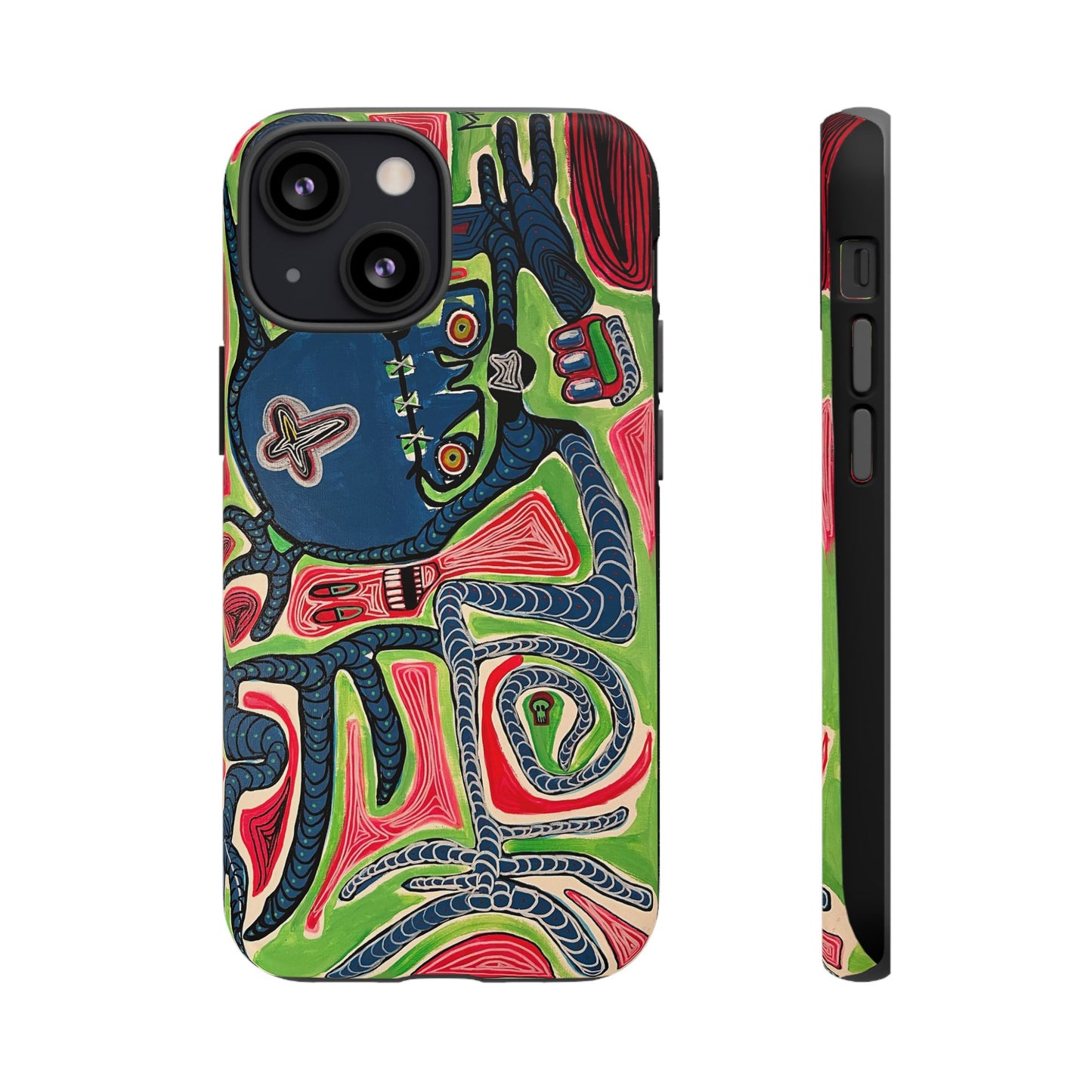 Abstract AFTERLIFE Phone Case — Bold Psychedelic Music Art