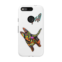 HUSKY  Colorful Abstract Dog Phone Case — 'MAD' Signature Protective Case
