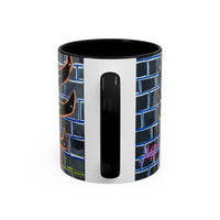 Abstract Street-Art Eye Coffee Mug — Colorful Graffiti Accent Mug (11/15 oz)