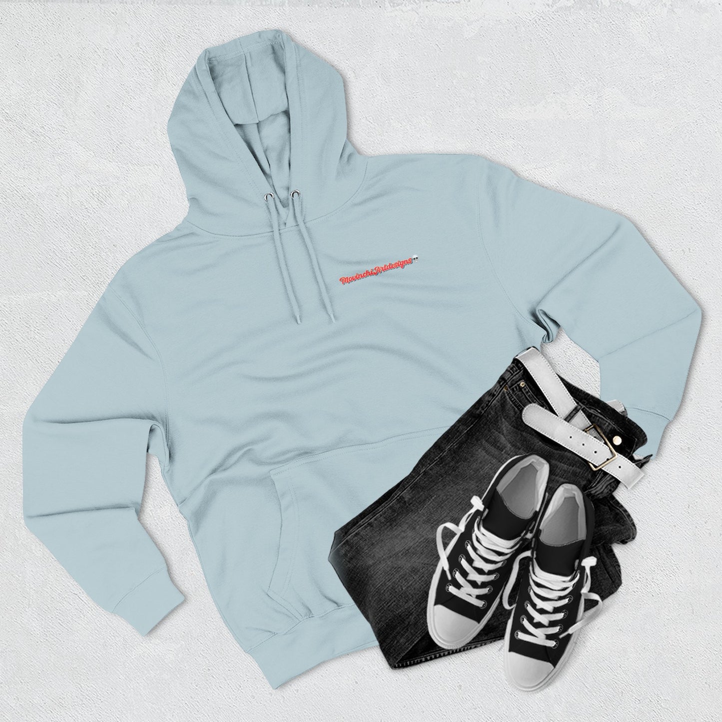 HEART ATTACK  Abstract Psyche Hoodie — Colorful Three-Panel Back Art Fleece Hoodie