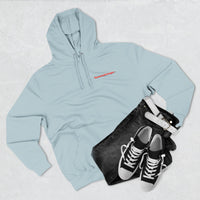 HEART ATTACK  Abstract Psyche Hoodie — Colorful Three-Panel Back Art Fleece Hoodie