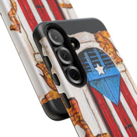 Puerto Rican Flag Phone Case - Rustic Coquí Door Design Tough Case