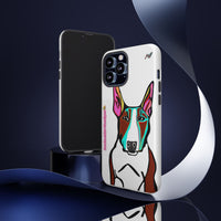 MR Bull Terrier Phone Case — Colorful Pop Art Tough Cases for Dog Lovers