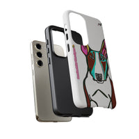 MR Bull Terrier Phone Case — Colorful Pop Art Tough Cases for Dog Lovers