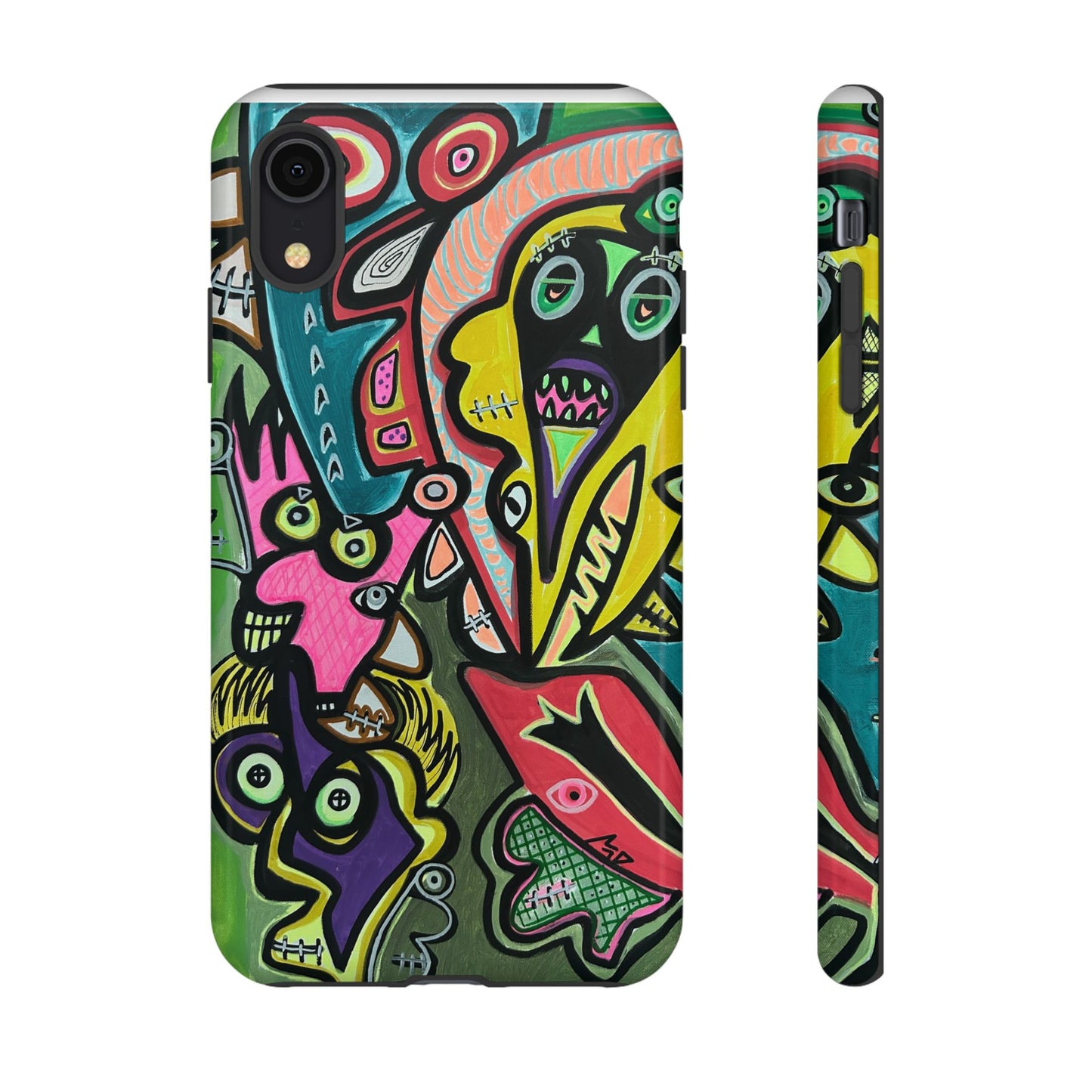 CONCERT  Abstract Graffiti Phone Case — Colorful Street Art Tough Cases