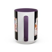 Puerto Rico Flag Door Accent Coffee Mug — Vintage Rustic Boricua Pride (11/15oz)
