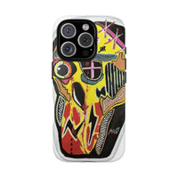 VINCENT.  Skull Riot Phone Case – Colorful Abstract Horror Art Protective Cover