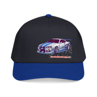 Racing Skyline Embroidered Cap — Vintage GT Sports Car Hat