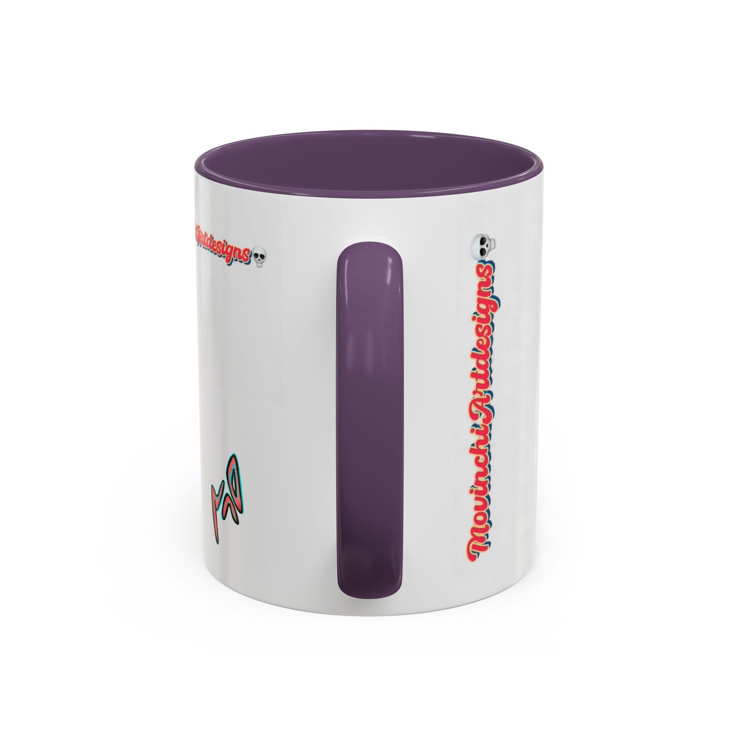 Surreal VINCENT Tribal Warrior Accent Coffee Mug — Colorful Skull Art 11/15oz