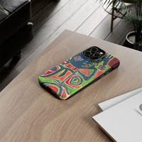 Abstract AFTERLIFE Phone Case — Bold Psychedelic Music Art