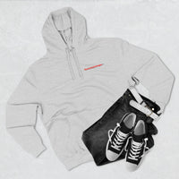 HEART ATTACK  Abstract Psyche Hoodie — Colorful Three-Panel Back Art Fleece Hoodie