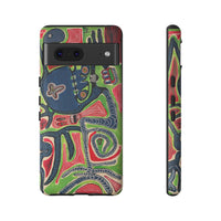 Abstract AFTERLIFE Phone Case — Bold Psychedelic Music Art