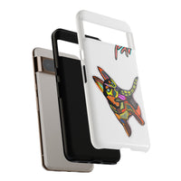 HUSKY  Colorful Abstract Dog Phone Case — 'MAD' Signature Protective Case
