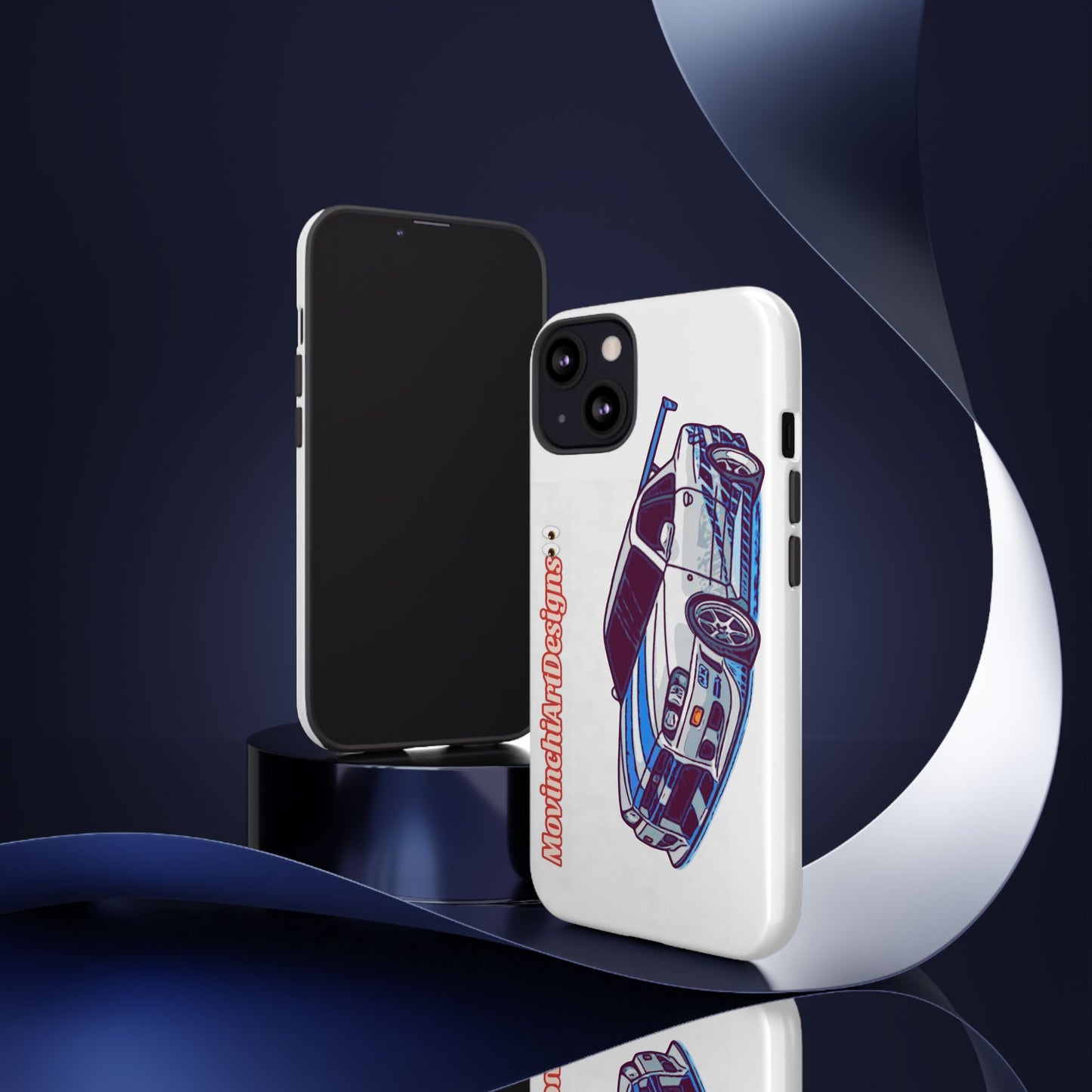 Retro Skyline r34 Phone Case — Vintage Sports Car Graphic