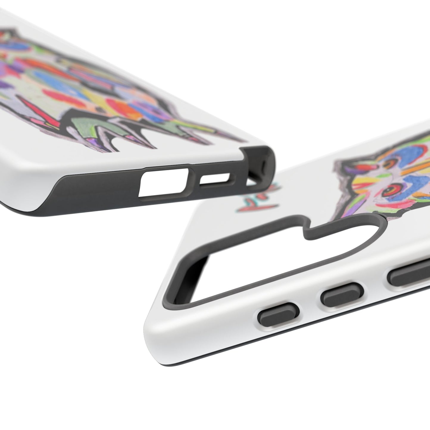 Colorful Owl Phone Case — Artistic Owl Illustration Tough Case