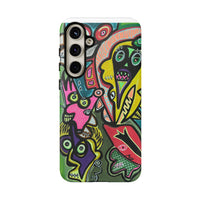 CONCERT  Abstract Graffiti Phone Case — Colorful Street Art Tough Cases