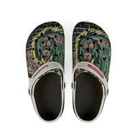 Graphic EVA Foam Clogs — Wild CHUPACABRAS  Monster Street Art Print