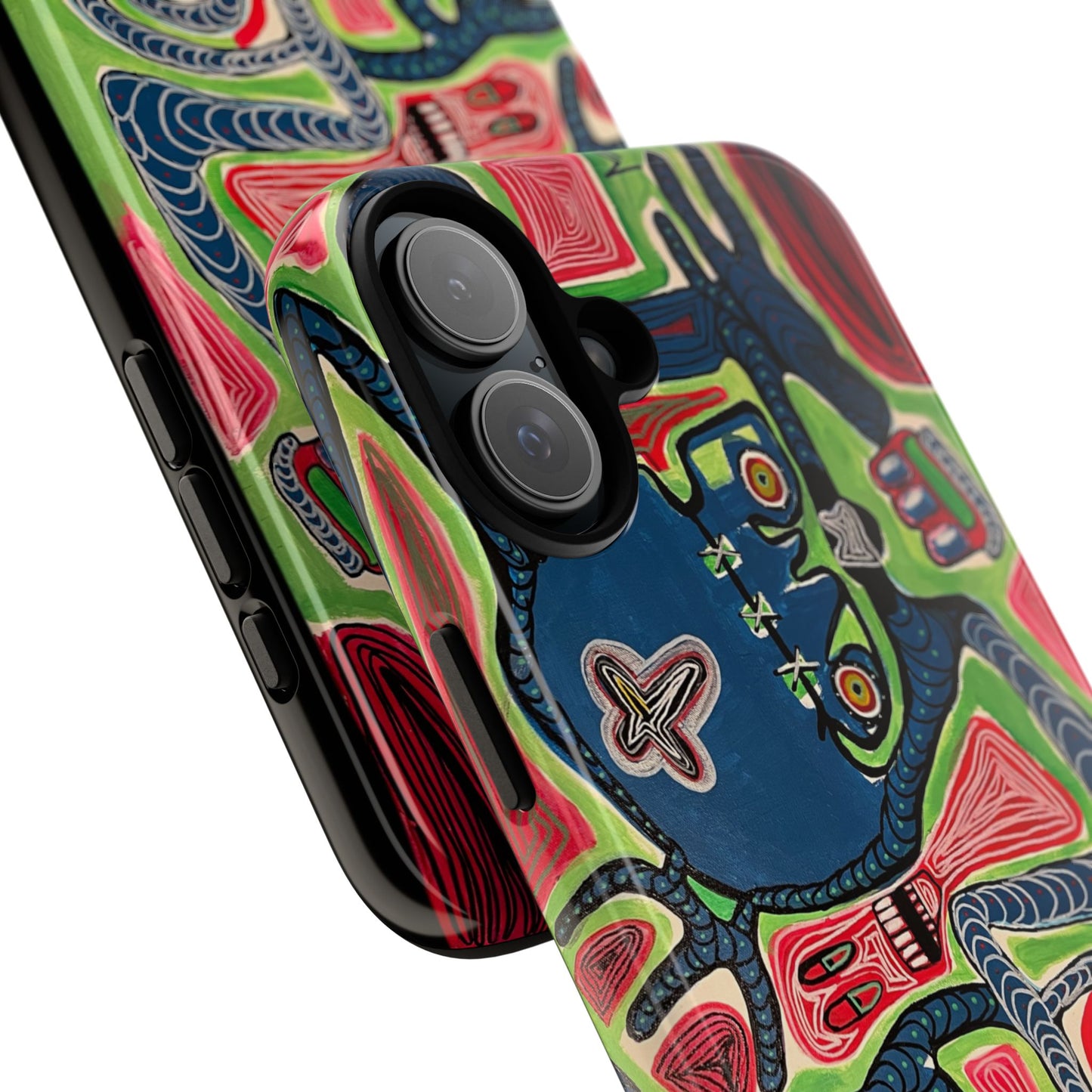Abstract AFTERLIFE Phone Case — Bold Psychedelic Music Art